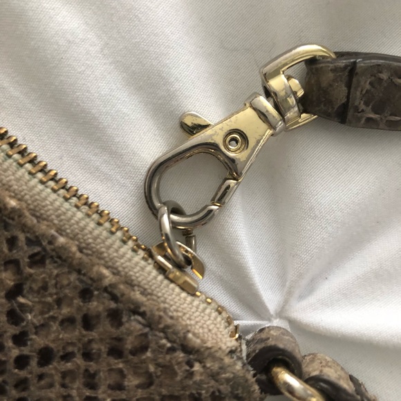 Authentic Michael Kors python wristlet - Picture 8 of 8